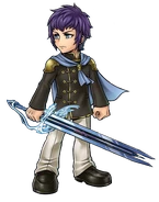 Artwork for Kurasame's costume.