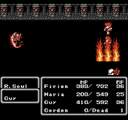 Fire8 in Final Fantasy II (NES).