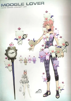 Concept art of Moogle Queen.