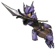 Promotional artwork of the Dragoon by Yuzuki Ikeda.