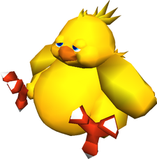 The Fat Chocobo in Final Fantasy VII.