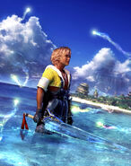 Promotional artwork of Tidus.