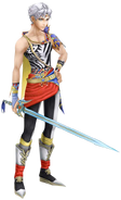 Bartz's alternate Amano artwork render from Dissidia Final Fantasy.