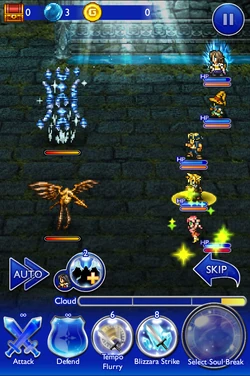 Healing version in Final Fantasy Record Keeper.