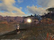 Marauder auto attack in Final Fantasy XIV (version 1.0).