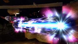 Yuna using Megaflare .