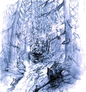 Black Mage Village Dead Forest FFIX Art.jpg (375 KB) Artwork of Dead Forest.