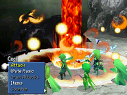 Megaflare as an enemy ability in Final Fantasy IV (DS).