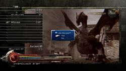 LRFFXIII EP Battle Menu