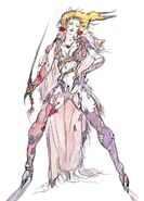 Concept artwork by Yoshitaka Amano.