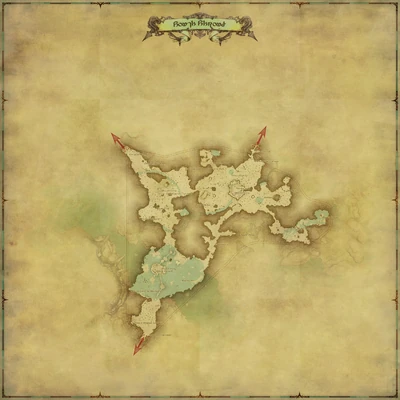 South Shroud map from FFXIV