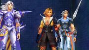 Tidus Cecil Firion dissidia