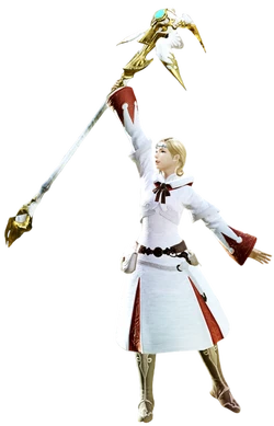 White mage render for Final Fantasy XIV: A Realm Reborn..