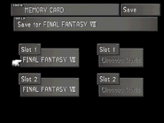 Chocobo World has a section in the Final Fantasy VIII save menu.