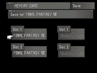 FFVIII Save Menu 1