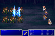 Blizzard III cast on all enemies in Final Fantasy II (iPod).