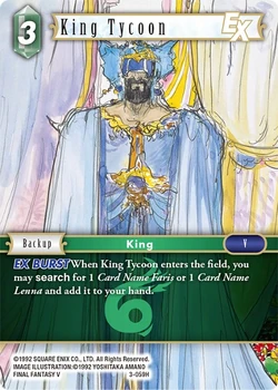 King Tycoon [3-059H] Opus series card.