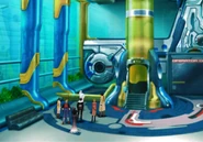 Space capsule entrance.