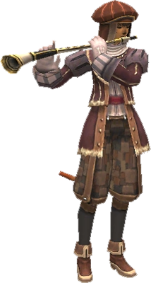Mithra Bard in Artifact Armor.