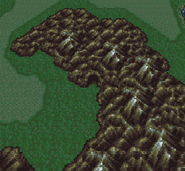 Crescent Mountain on the world map (SNES).