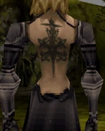 Sydney's Blood-Sin tattoo.