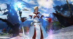 White mage render.