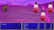 Sap cast on the party in Final Fantasy II (PSP).