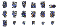 Set of Kimahri's sprites.