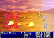 Ultima3 cast on the enemy party in Final Fantasy II (PS).