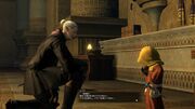 Mumuepo and Corguevais talking in secret.
