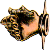 Official art of Giant's Gloves from Final Fantasy.