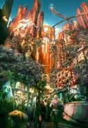 Artwork of Imperial City of Archades from Final Fantasy XII.