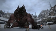 Coerthas ARR 03.jpg (620 KB) A party of players fighting a Behemoth in Coerthas.