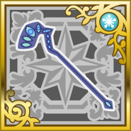 Ice Staff in Final Fantasy Airborne Brigade (SR+).