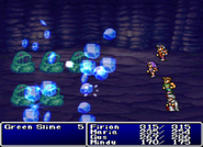 Ice targeting all enemies in Final Fantasy II (PS).