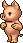 In-battle sprite of a character turned into a pig (PSP).