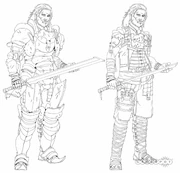 Concept art of Basch for Fortress.