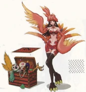 Arte conceptual de la forma humana.