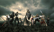 Dissidia Final Fantasy - CG artwork of Warriors of Cosmos