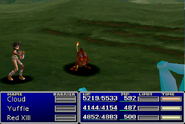 Red XIII using Manipulate in Final Fantasy VII.