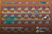 Final Fantasy VI Advance Menu Fat Chocobo pattern