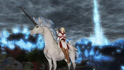 Unicorn, an exclusive mount for conjurers.
