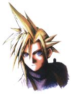 Flashback menu portrait for Final Fantasy VII.