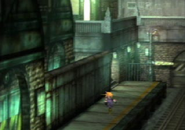 Early Sector 1 train station in Final Fantasy VII: Perfect Guide.