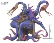 Artwork of Kraken in Final Fantasy IX.