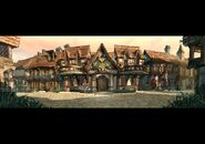 CG art of Final Fantasy IX backgrounds by Behrooz Roozbeh.