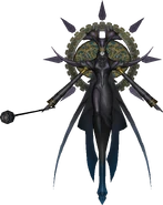 Eden's servant (black).