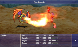 Fire Breath, Final Fantasy Wiki