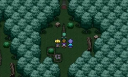 The mysterious knight fading away