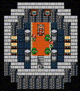 Saronia Castle's throne room (NES).